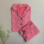 Collar Pyjama Set