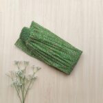 Printed pleated skirt