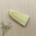 Plain Pleated skirt - Baby yellow