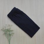 Solid pyjama pant -black