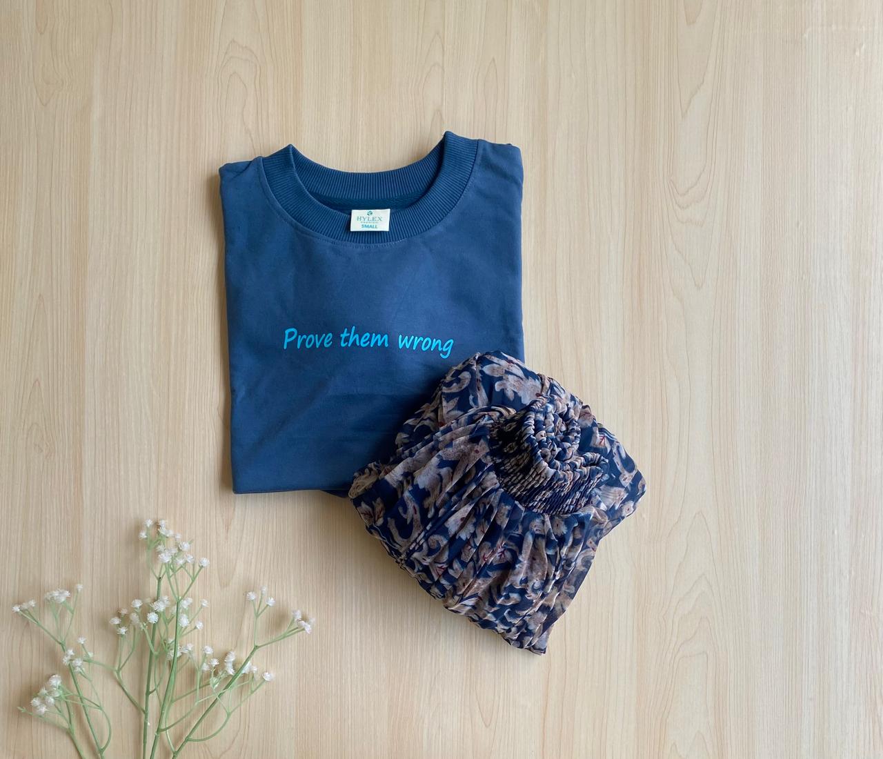 WhatsApp Image 2025-03-30 at 2.37.28 PM (2) Crop top Pleated skirt combo - Image 1