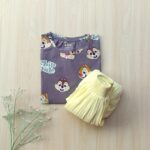 Crop top Pleated skirt combo