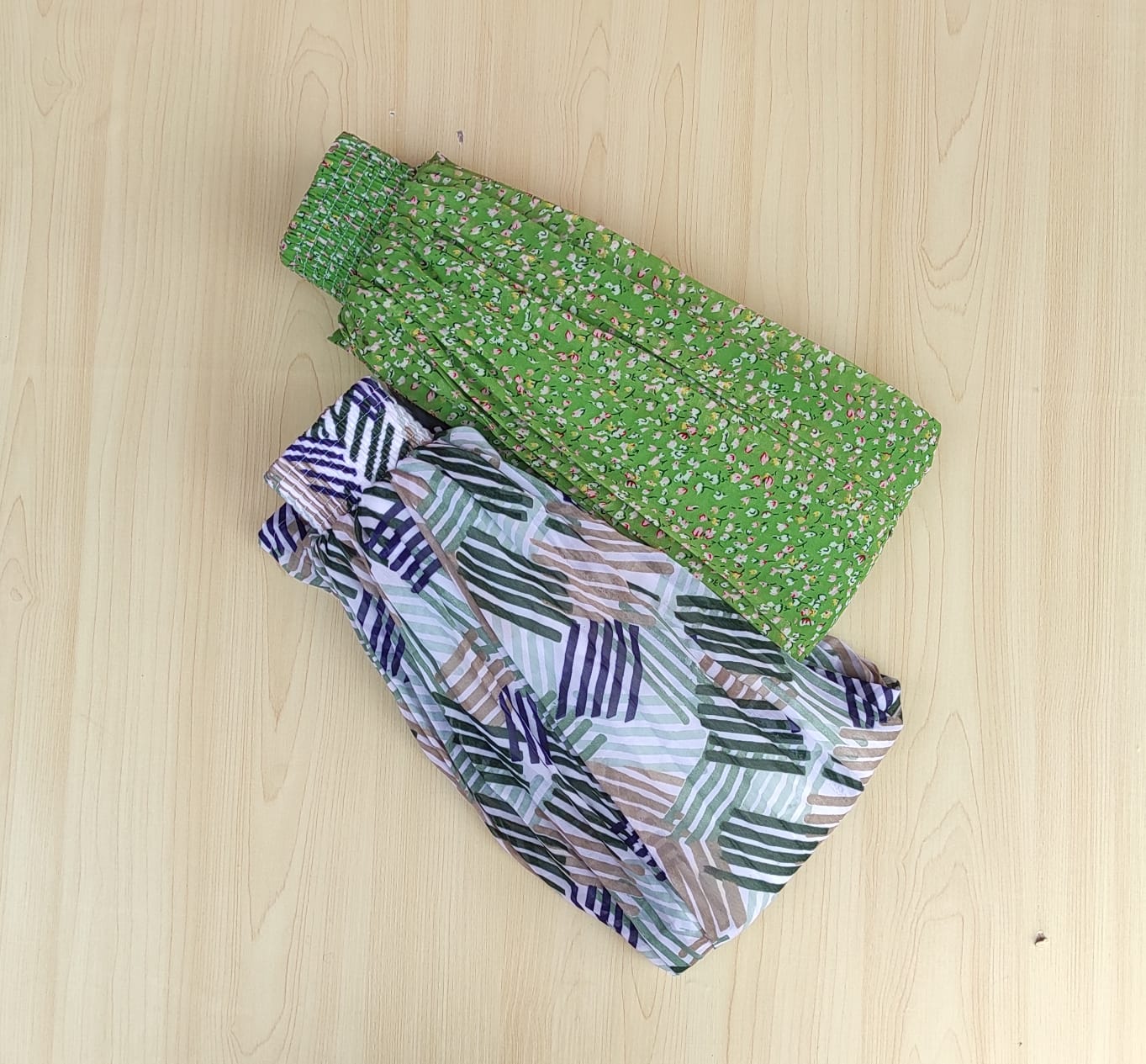 WhatsApp Image 2025-06-10 at 11.39.54 AM (2) Printed Pleated Skirt Combo - Image 1