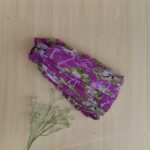 Printed pleated skirt