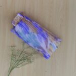 Printed pleated skirt