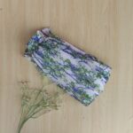 Printed pleated skirt