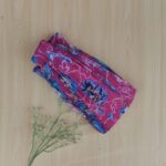 Printed pleated skirt