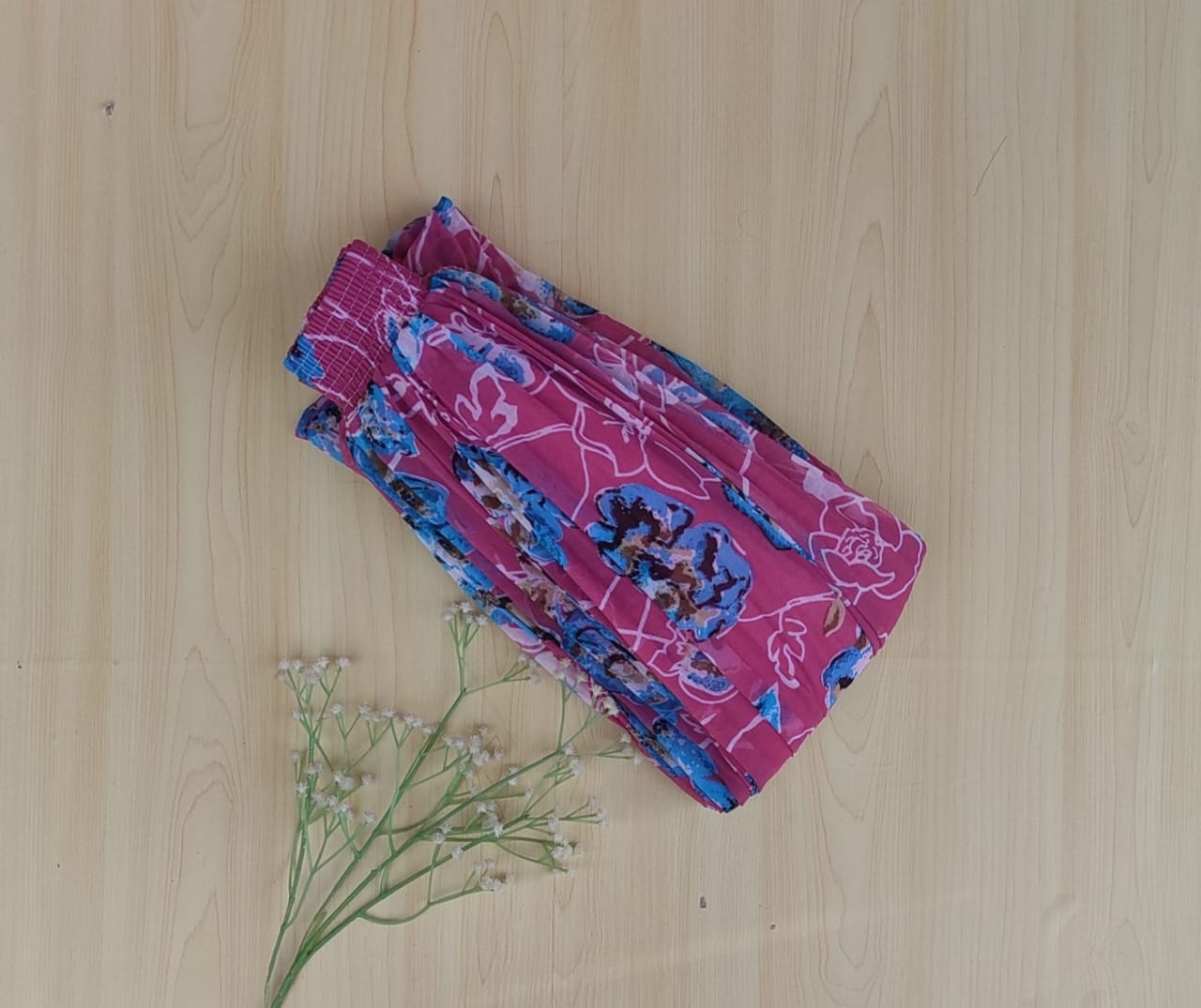 WhatsApp Image 2025-07-21 at 4.09.10 PM Printed pleated skirt - Image 1