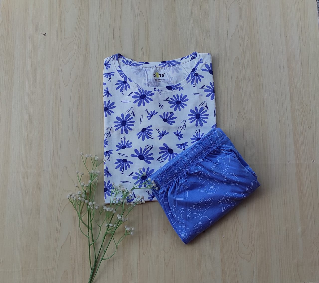 WhatsApp Image 2025-08-22 at 1.14.56 PM Printed pyjama set - Image 1