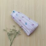 Printed pleated skirt