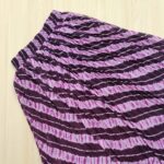 Printed pleated skirt – Full length