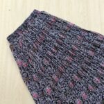 Printed pleated skirt – Full length