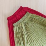 Printed pleated skirt Combo