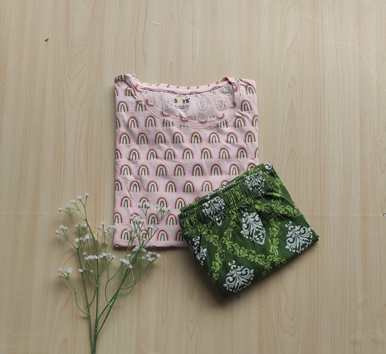 WhatsApp Image 2025-08-30 at 12.55.05 PM Printed pyjama set - Image 1