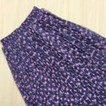 Printed pleated skirt – Full length