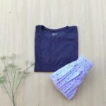 Crop top skirt combo