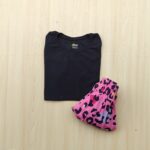 Crop top skirt combo