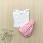 Crop top skirt combo