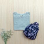 Crop top Pleated skirt combo