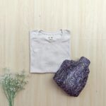 Crop top Pleated skirt combo