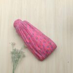 Printed pleated skirt