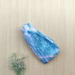 Printed pleated skirt