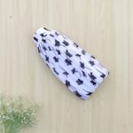 Printed pleated skirt