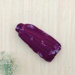 Printed pleated skirt