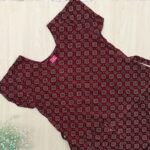 N style ajrak frock nighty