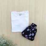 Crop top Pleated skirt combo