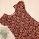 N style ajrak frock nighty