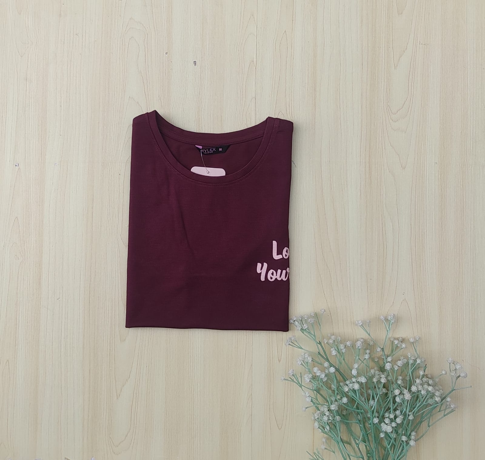 WhatsApp Image 2026-07-23 at 11.53.32 AM (1) Solid Tshirt - Image 1
