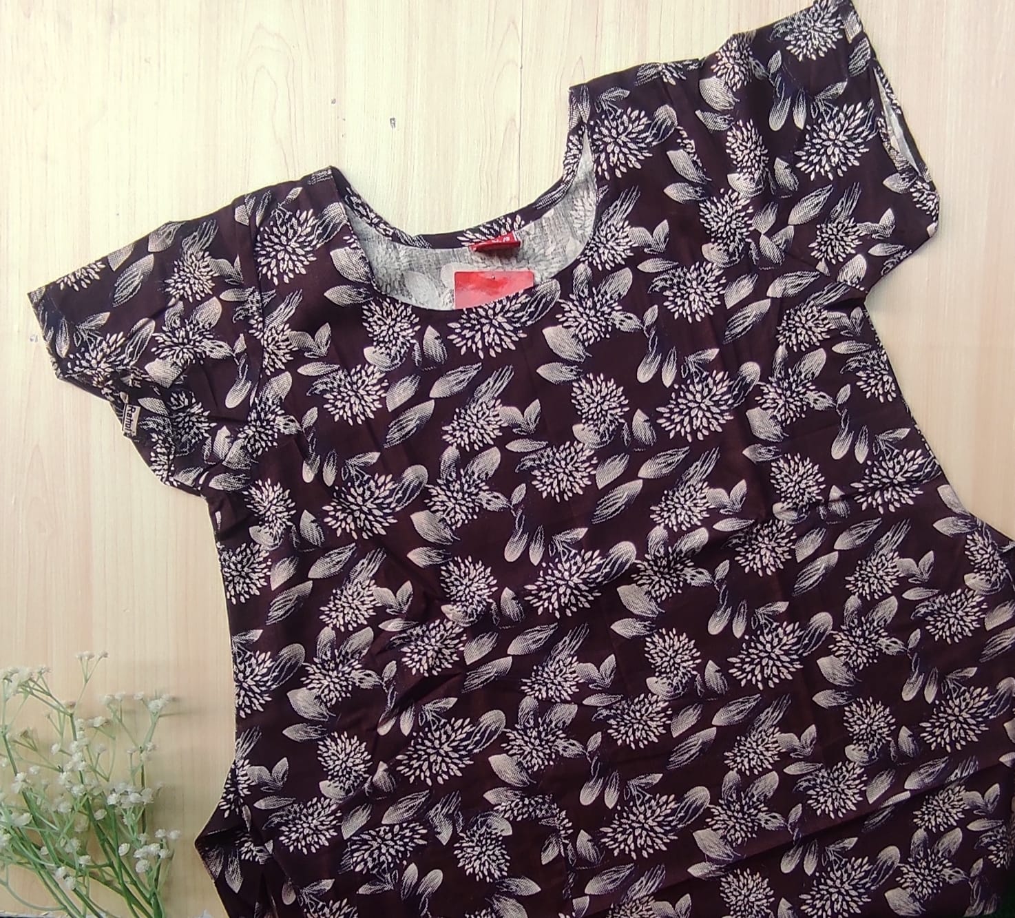 WhatsApp Image 2026-03-06 at 5.05.28 PM (2) N style ajrak frock nighty - Image 1