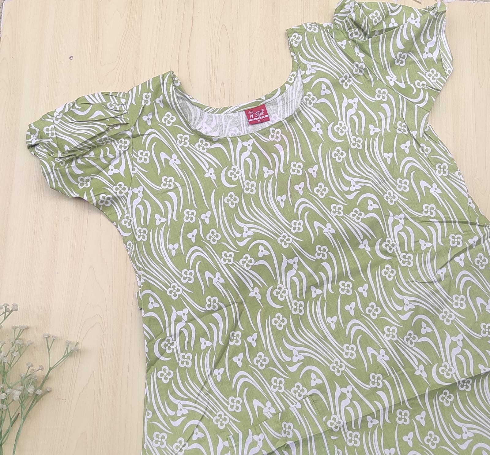 WhatsApp Image 2026-03-06 at 5.05.31 PM N style ajrak frock nighty - Image 1