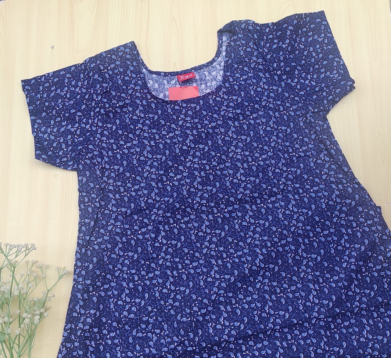 WhatsApp Image 2026-03-06 at 5.05.32 PM (1) N style ajrak frock nighty - Image 1