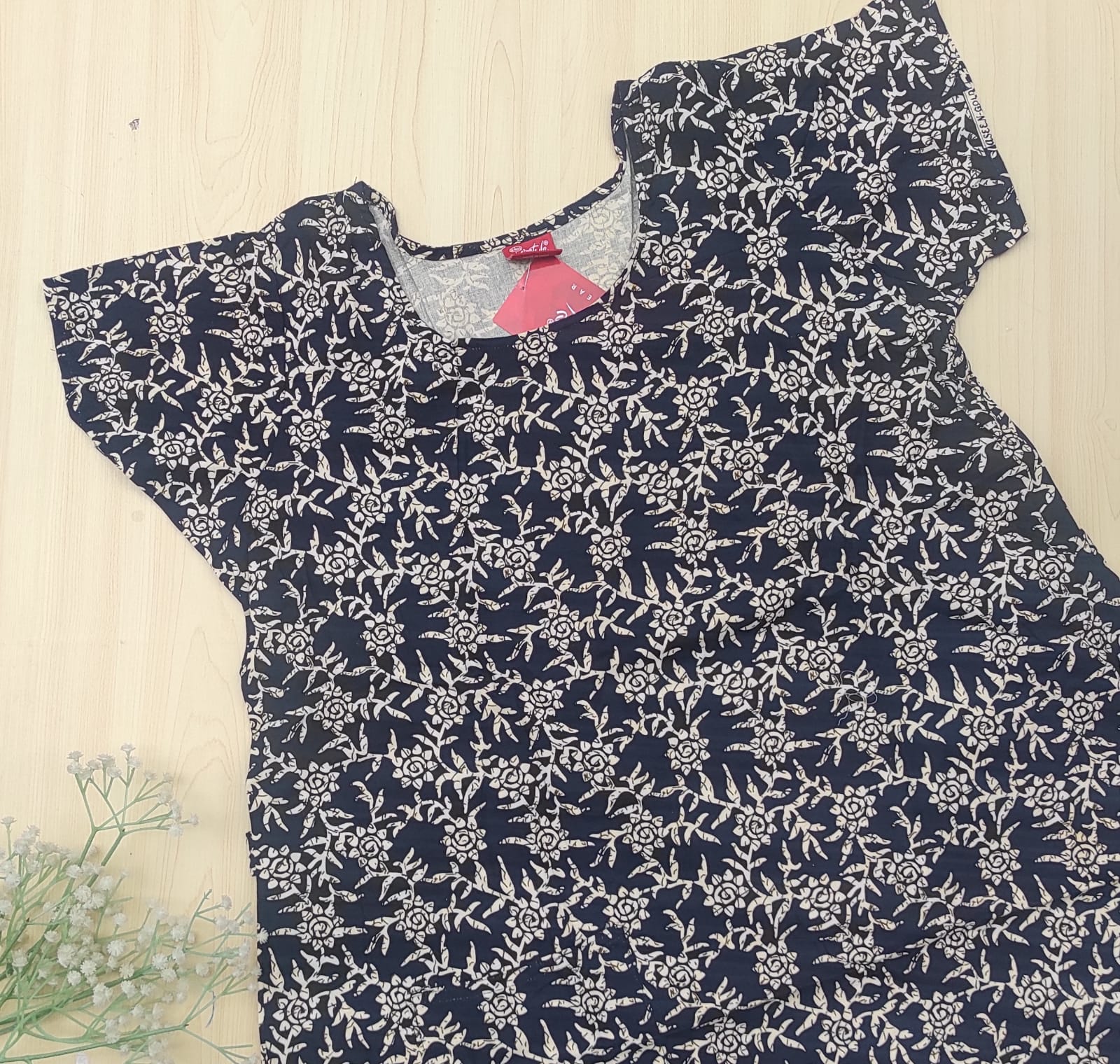 WhatsApp Image 2026-03-06 at 5.05.35 PM (1) N style ajrak frock nighty - Image 1