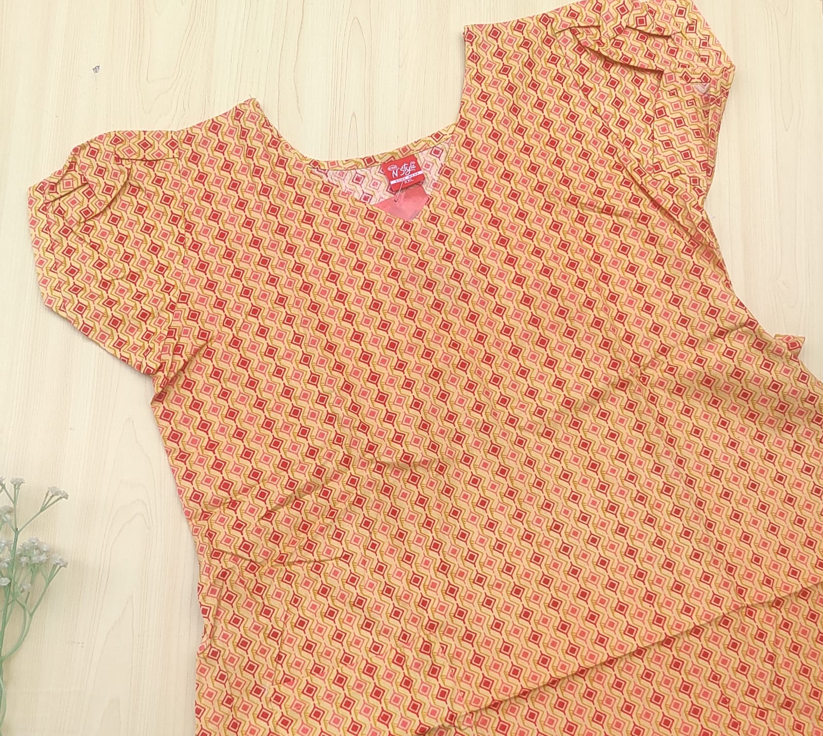 WhatsApp Image 2026-03-06 at 5.07.52 PM (5) N style ajrak frock nighty - Image 1