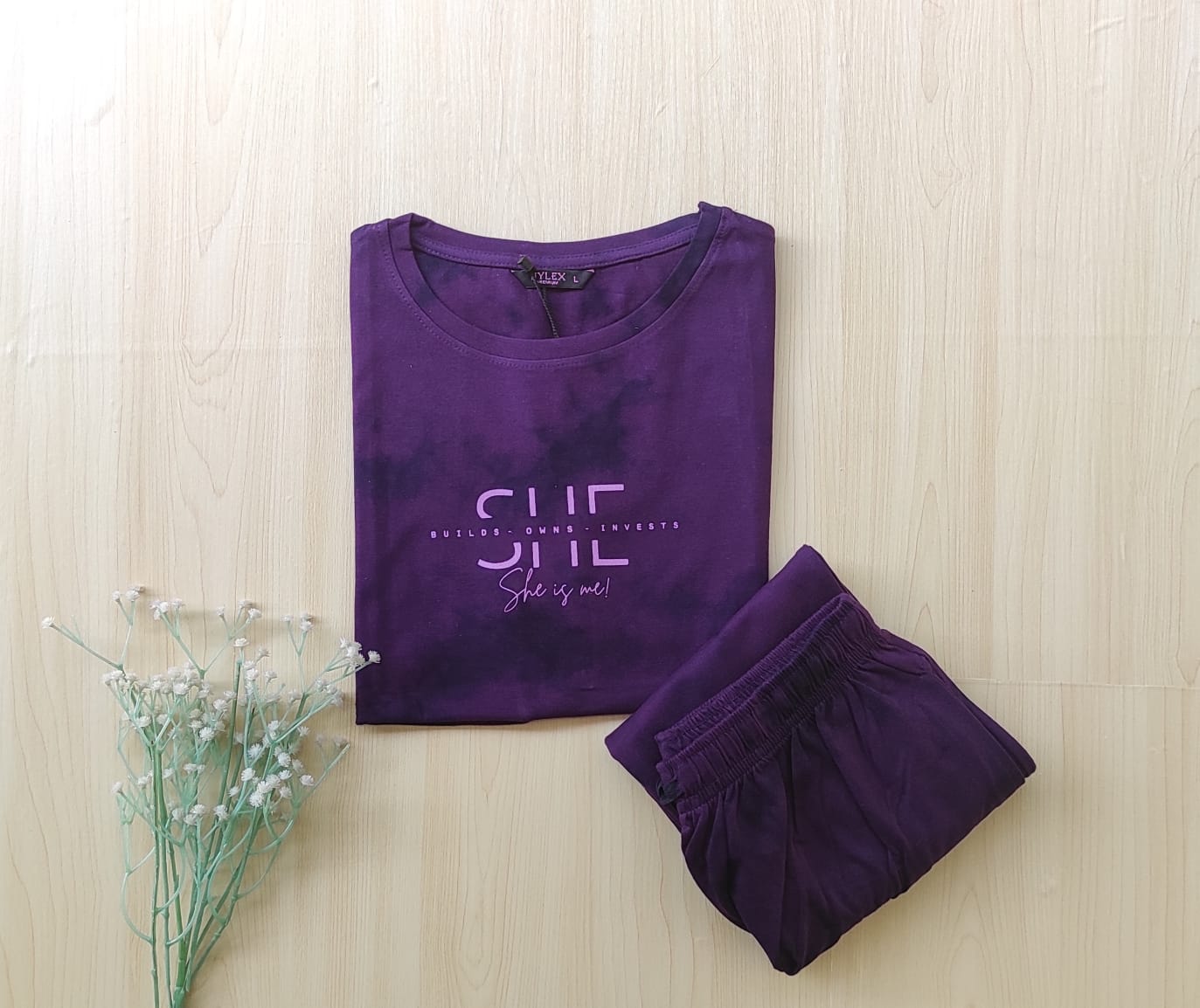 WhatsApp Image 2026-03-19 at 5.10.34 PM (2) Tie & dye Pyjama Set - Image 1