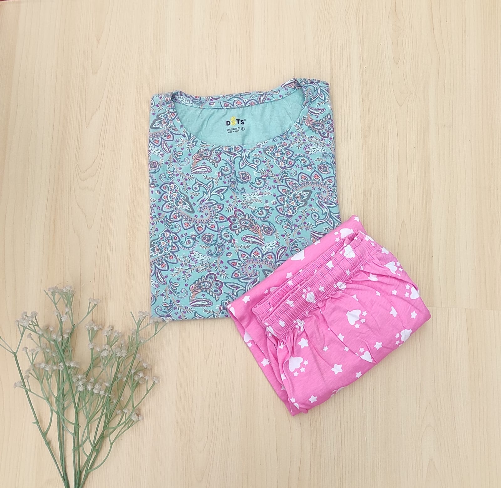 WhatsApp Image 2026-03-29 at 12.22.19 PM Printed pyjama set - Image 1