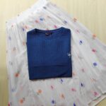 Five Sleeve Tshirt and Printed Skirt Combo