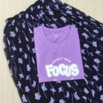 Solid tshirt and pleated skirt Combo