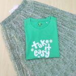 Solid tshirt and pleated skirt Combo