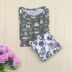 Printed pyjama set