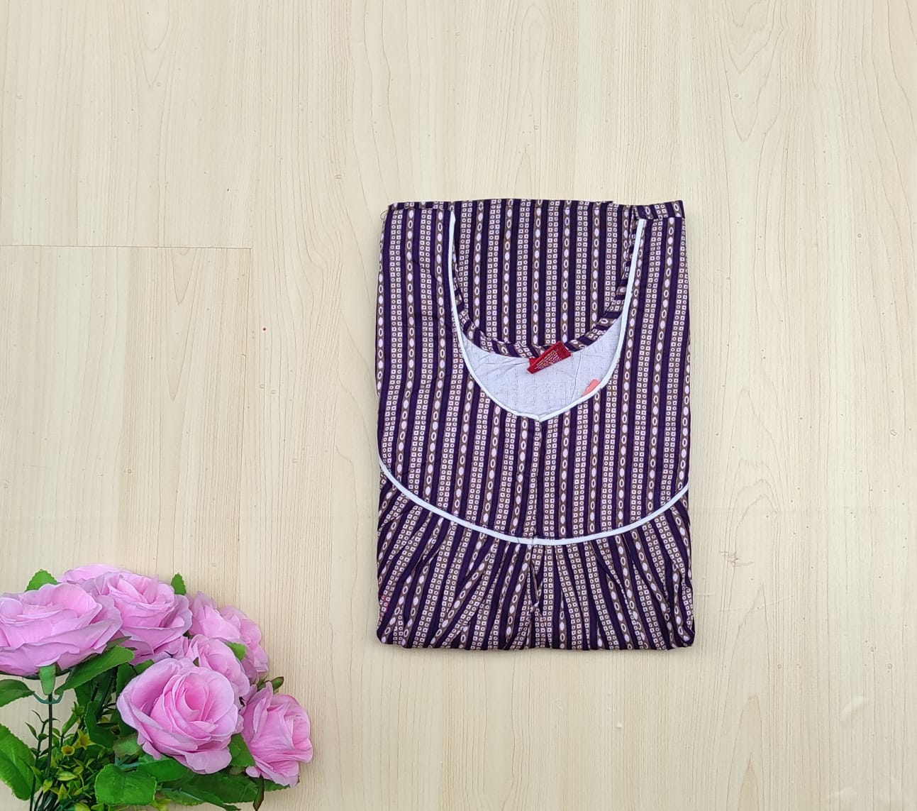 WhatsApp Image 2026-05-28 at 1.28.27 PM (1) Cotton N style Nighty - Image 1