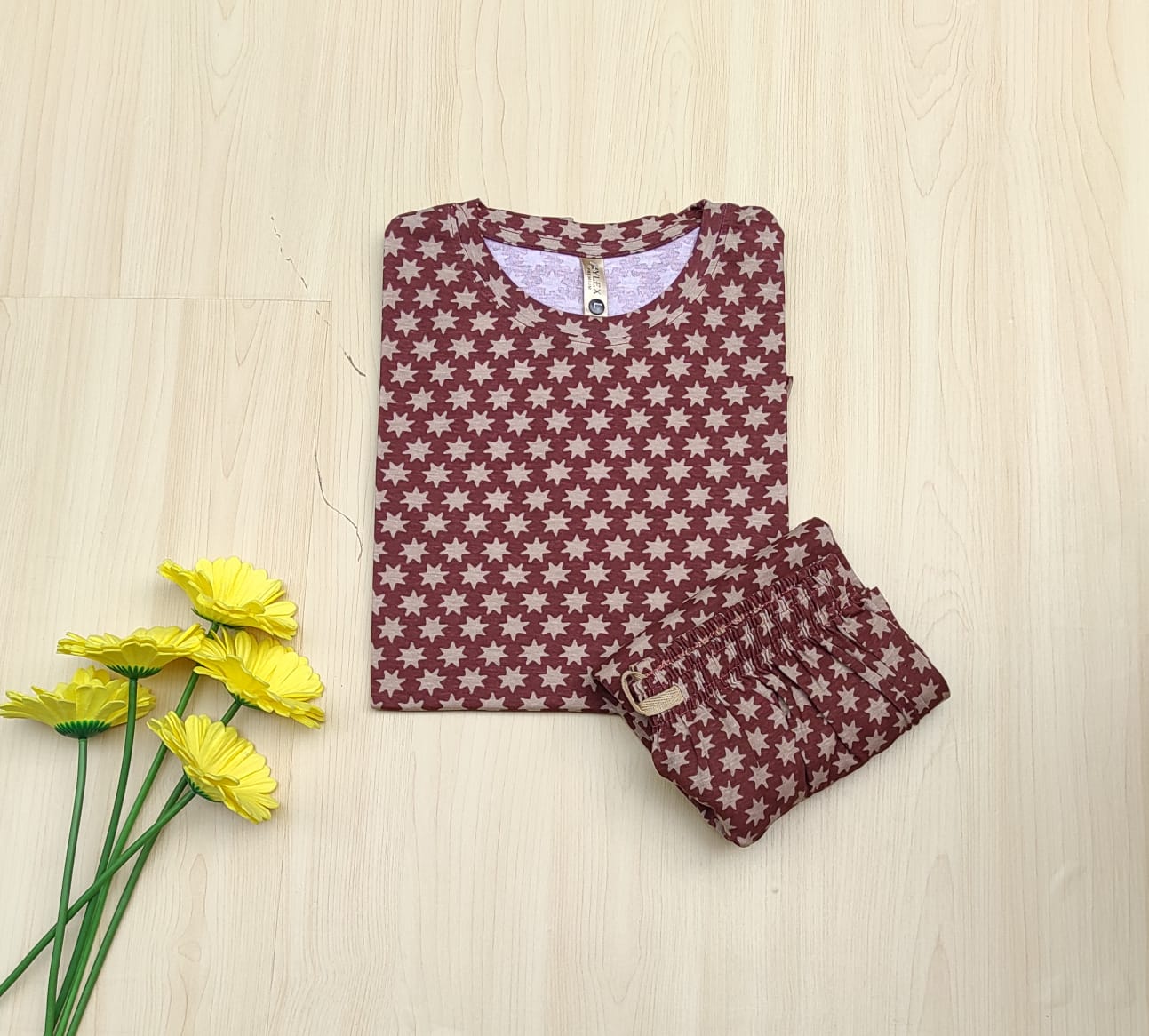 WhatsApp Image 2026-06-25 at 11.28.55 AM (2) Half pant pyjama set - Image 1