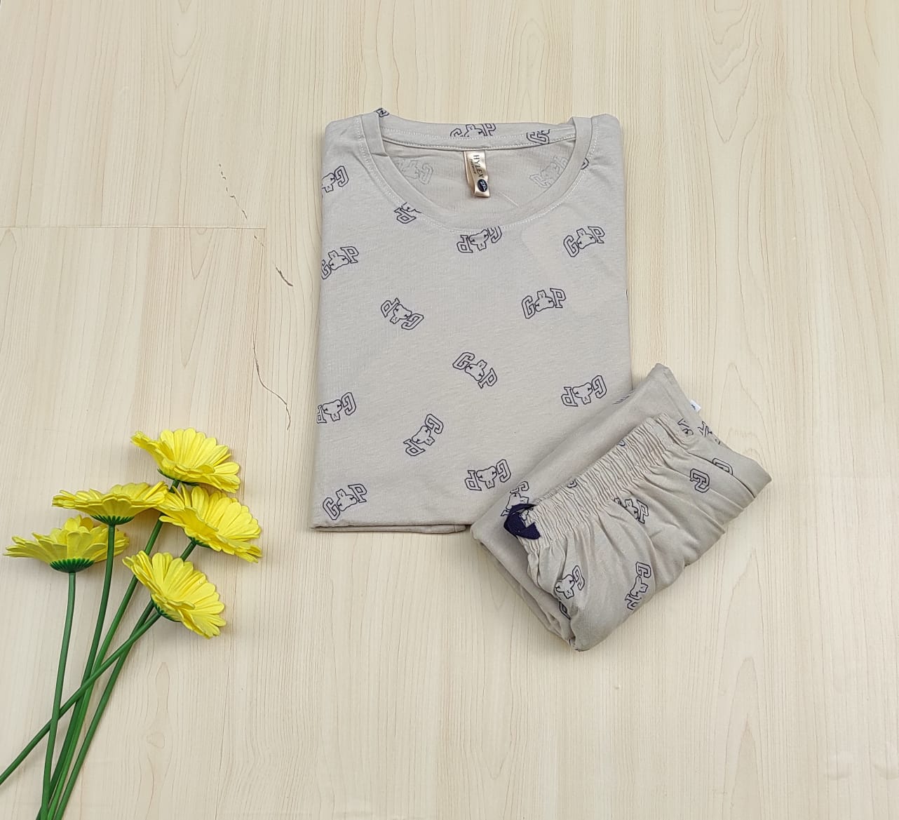 WhatsApp Image 2026-06-25 at 11.28.55 AM Half pant pyjama set - Image 1