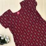 N style ajrak frock nighty