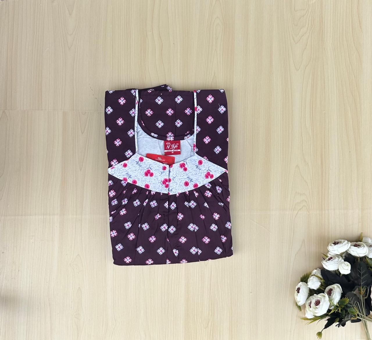 WhatsApp Image 2026-07-17 at 10.54.41 AM (16) Cotton N style Nighty - Image 1