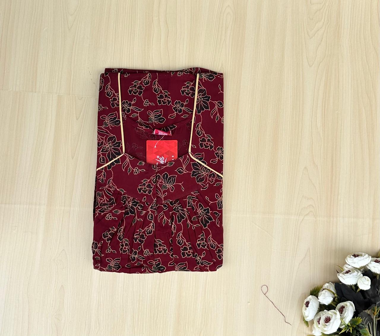 WhatsApp Image 2026-07-17 at 2.37.11 PM Cotton N style Nighty - Image 1
