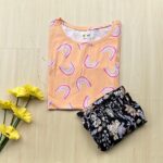 Printed pyjama set